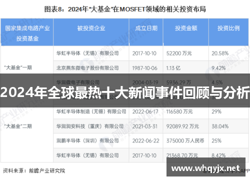 2024年全球最热十大新闻事件回顾与分析