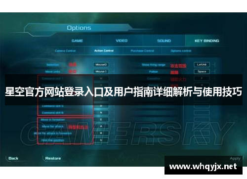 星空官方网站登录入口及用户指南详细解析与使用技巧