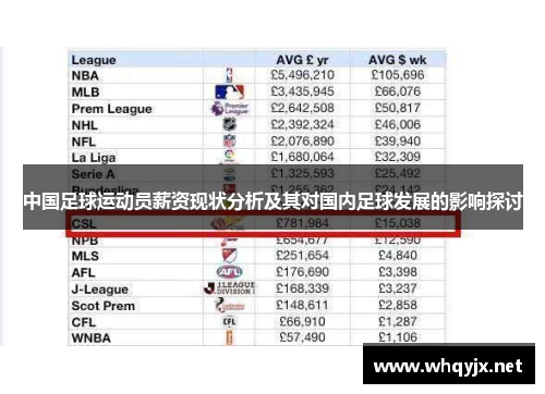 中国足球运动员薪资现状分析及其对国内足球发展的影响探讨